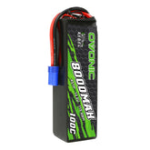 Ovonic Rebel 100C 14.8V 8000mAh 4S Lipo Battery EC5 For ARRMA 8S